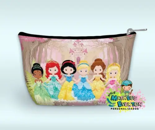 Necessaires Personalizada Princesas Cute (faço Outros).