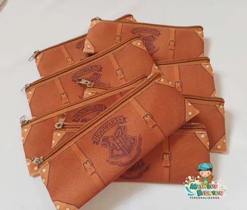 25 Estojos Slim Personalizado Harry Potter Tam: 19x7