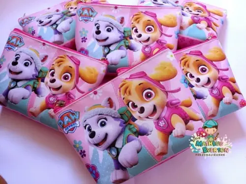 30 Necessaires Personalizada Patrulha Canina