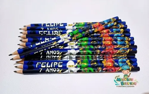 35 Lapis Personalizado Ninjago