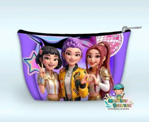 35 Necessaires Personalizada Guerreiras do K-pop