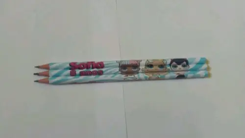 40 Kit osLapis Regua Personalizado Lol