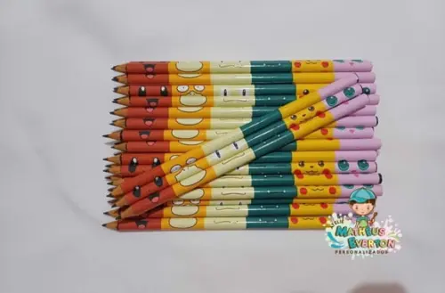 40 Lapis Personalizado Pokémon