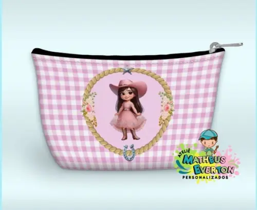 40 Necessaire Personalizada Boiadeira (faço Outros Modelos).