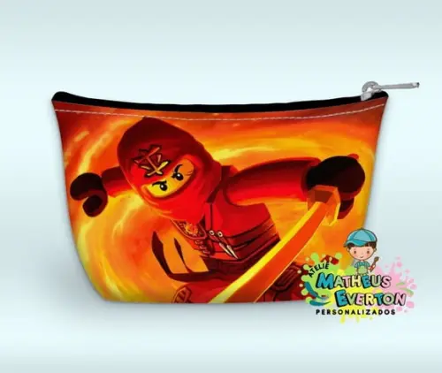 40 Necessaires Personalizada Ninjago (faço Outros Modelos)