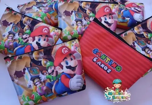 40 Necessaires Personalizada Super Mario Bros