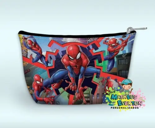 44 Necessaire Personalizada Homem-aranha