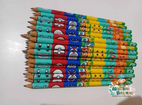 45 Lapis Personalizado Pokémon