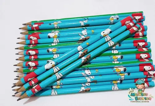 50 Lapis Personalizado Snoopy