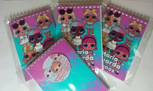 60 Bloquinho Personalizado Lol Surprinse
