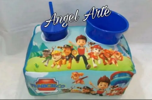 Almofada De Pipoca - Tema Patrulha Canina