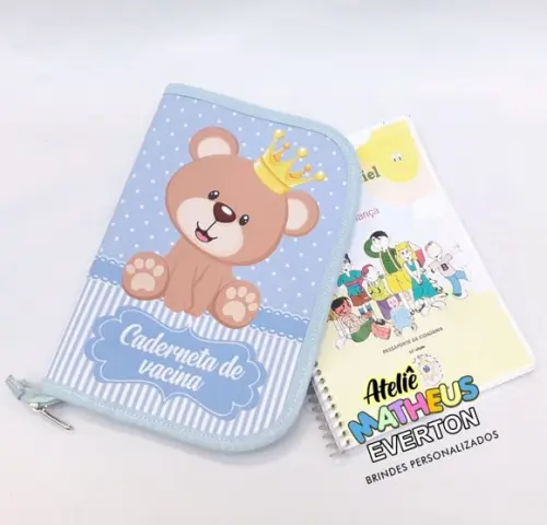 Capa de Caderneta de Vacinação Urso ou Urso