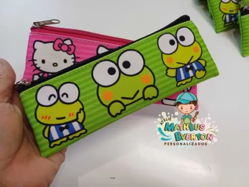 Estojo Slim Personalizado Hello Kitty Tam: 19x7