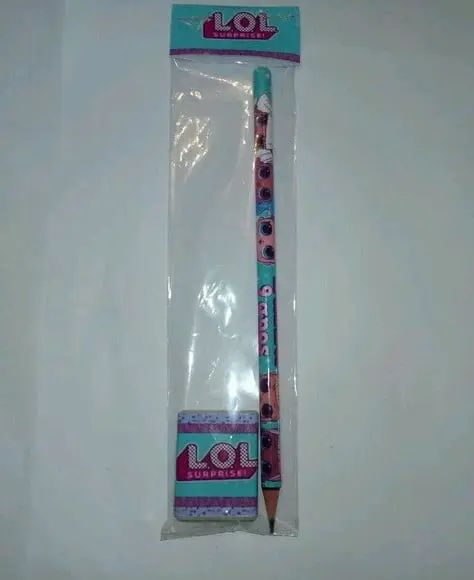 Kit Lapis e Borracha Personalizado Lol