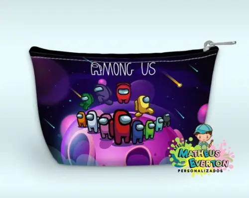 Necessaire Personalizada Among Us Faço Outros Modelos