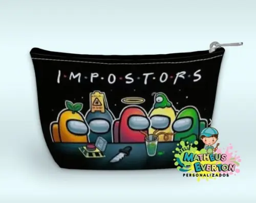 Necessaire Personalizada Among Us Faço Outros Modelos
