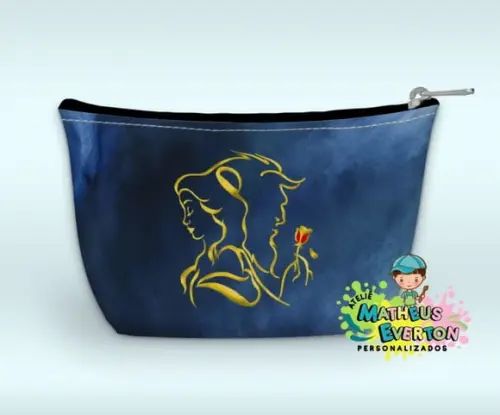 Necessaire Personalizada Bela e a Fera