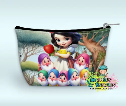 Necessaire Personalizada Branca de Neve Baby (faço Outros).