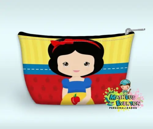 Necessaire Personalizada Branca de Neve Cute (faço Outros).