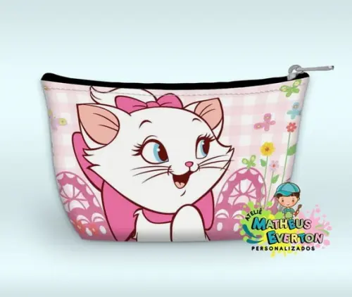 Necessaire Personalizada Gata Marie (faço Outros Modelos)