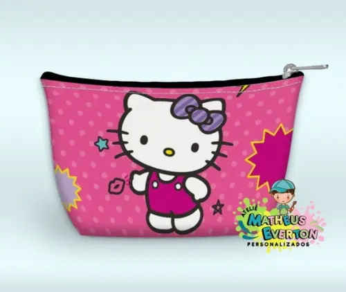 Necessaire Personalizada Hello Kitty (faço Outros Modelos)