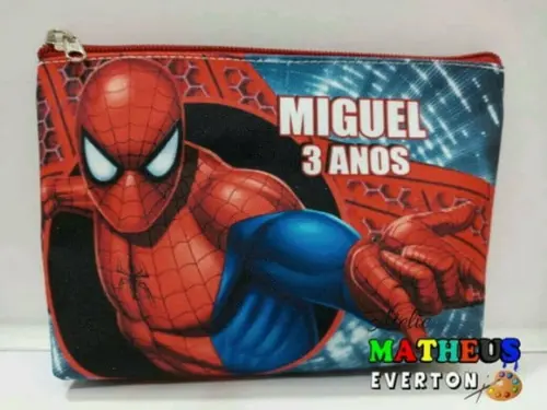 Necessaire Personalizada Homem Aranha Modelo