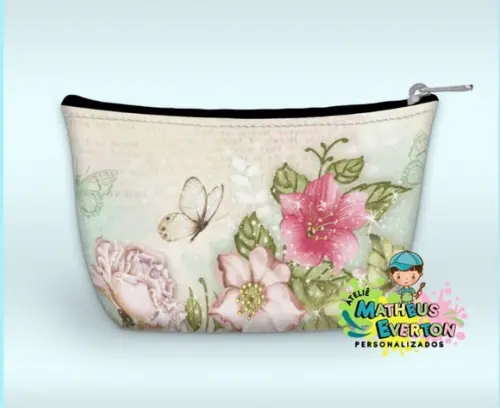 Necessaire Personalizada Jardim das Borboleta