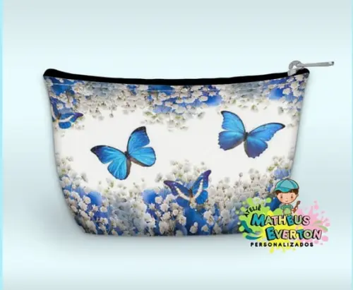 Necessaire Personalizada Jardim das Borboleta