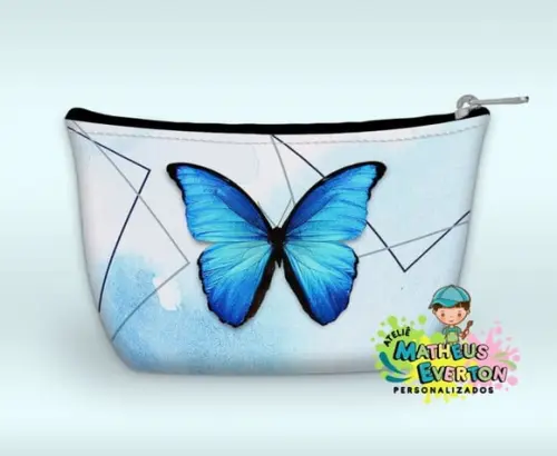 Necessaire Personalizada Jardim das Borboletas