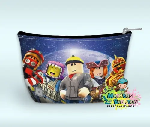 Necessaire Personalizada Roblox (faço Outros Modelos).