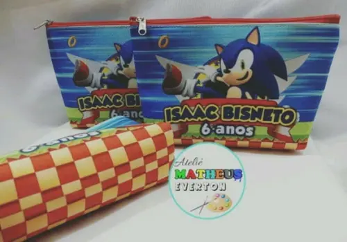 Necessaire Personalizada Sonic 2