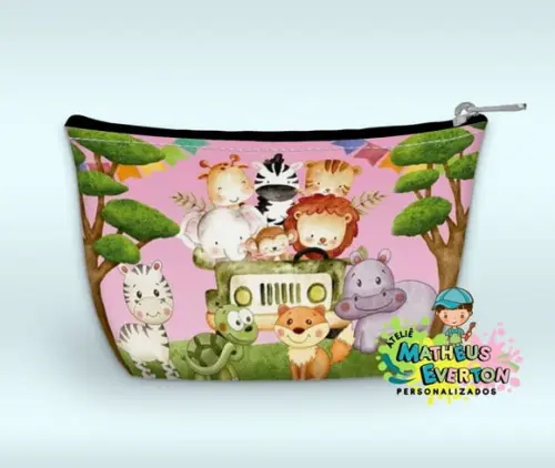 Necessaire Safari Baby ( Faço Todos os Temas )