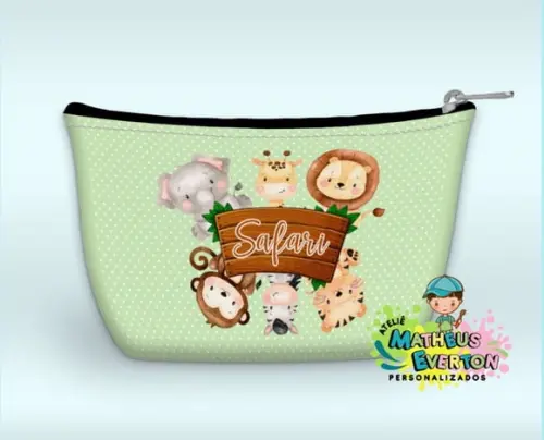 Necessaire Safari Baby ( Faço Todos os Temas )