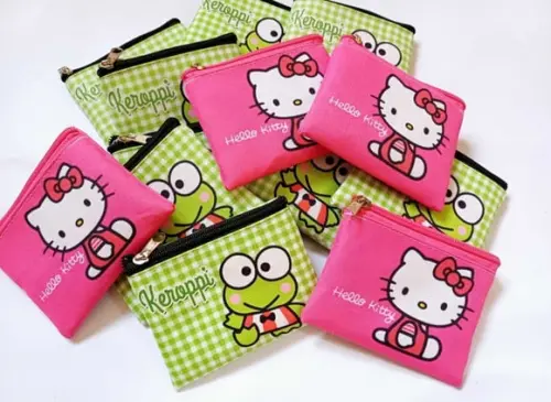 Porta Moedas Personalizada Hello Kitty ( Frente e Verso)
