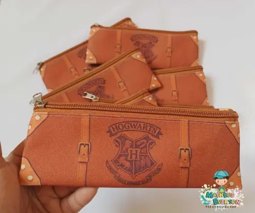 25 Estojos Slim Personalizado Harry Potter Tam: 19x7