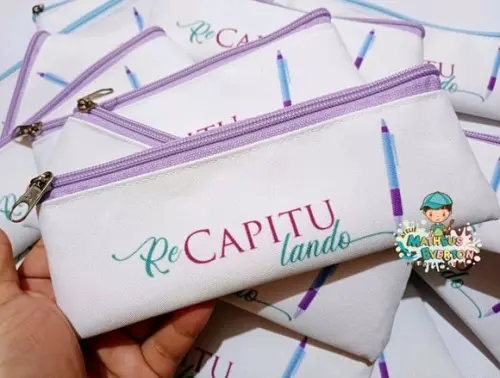 25 Estojos Slim Tam:19x7cm, Personalizamos com Sua Logo