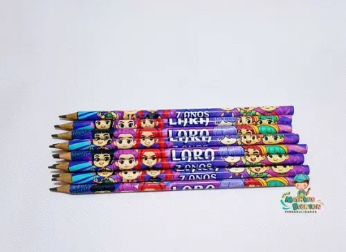 25 Lapis Personalizado Guerreiras de K-pop Cute