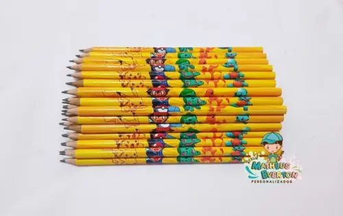 25 Lapis Personalizado Pokemom