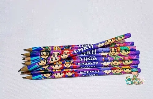 30 Lapis Personalizado Guerreiras de K-pop Cute