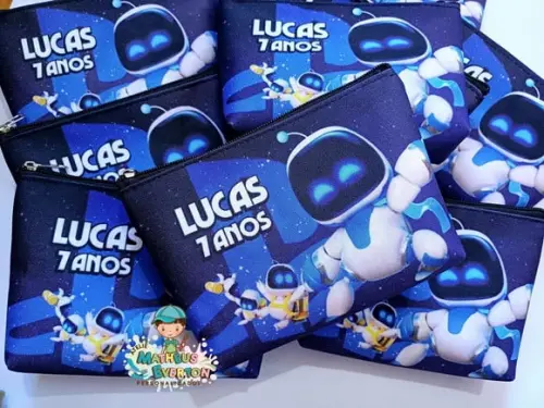 30 Necessaires Personalizada Astro Bot