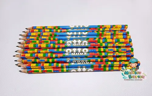 35 Lapis Personalizado Lego