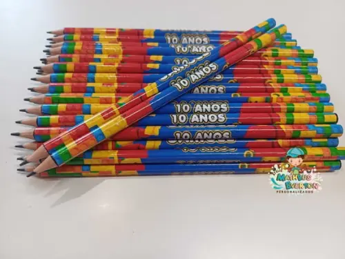 35 Lapis Personalizado Lego