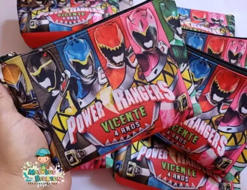35 Necessaires Personalizada Power Ranger