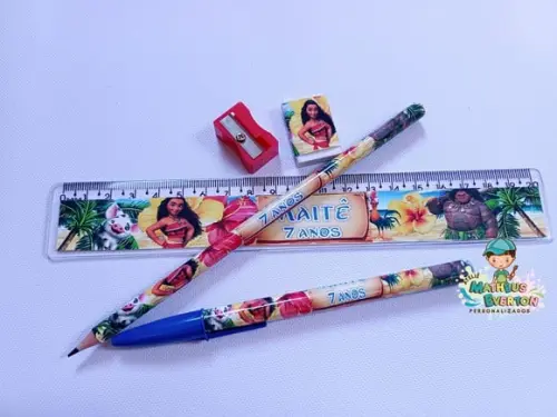 35 Super Kits Escolares Personalizados Moana