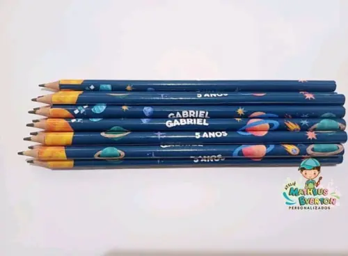 40 Lapis Personalizado Espaço (fazemos Todos os Temas)