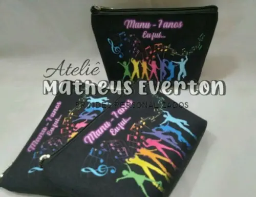 40 Necessaire Personalizada Balada Neon
