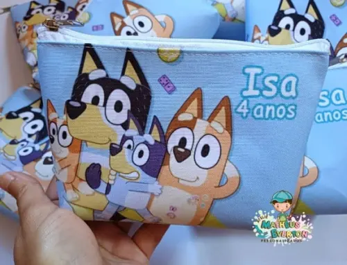 40 Necessaires Personalizada Bluey