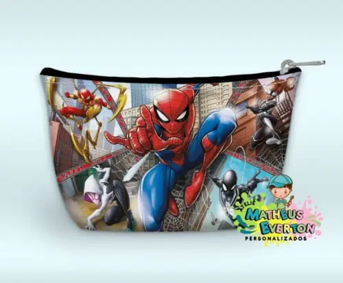 44 Necessaire Personalizada Homem-aranha