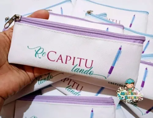 45 Estojos Slim Tam:19x7cm, Personalizamos com Sua Logo