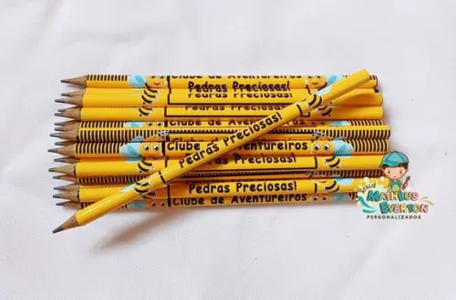 45 Lapis Personalizado Abelinha